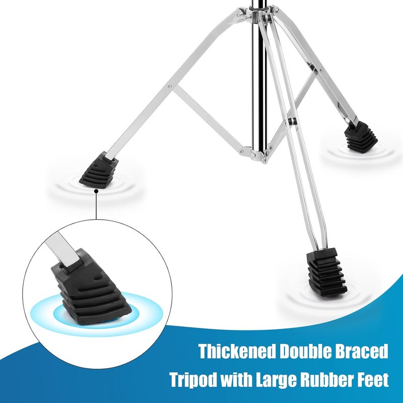 TENOUTEN Electronic Mounting Stand with Plate, Heavy Duty Double Braced Mounting Stand for Electronic Modules & Controller Multi Pads and Drum Pads - Image 4